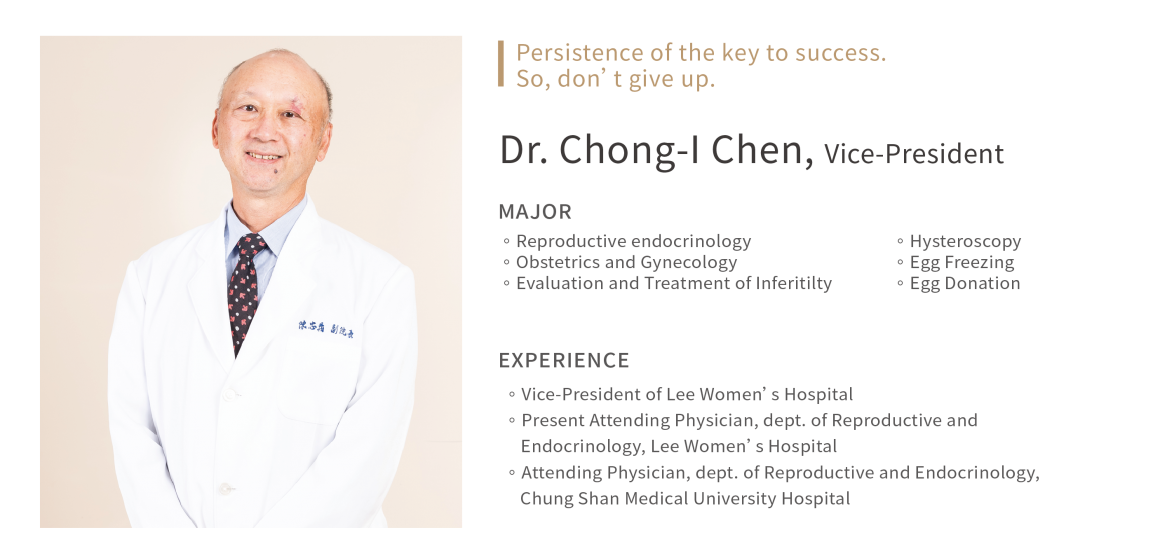 Dr. Chong-I Chen of Lee Women's Hospital