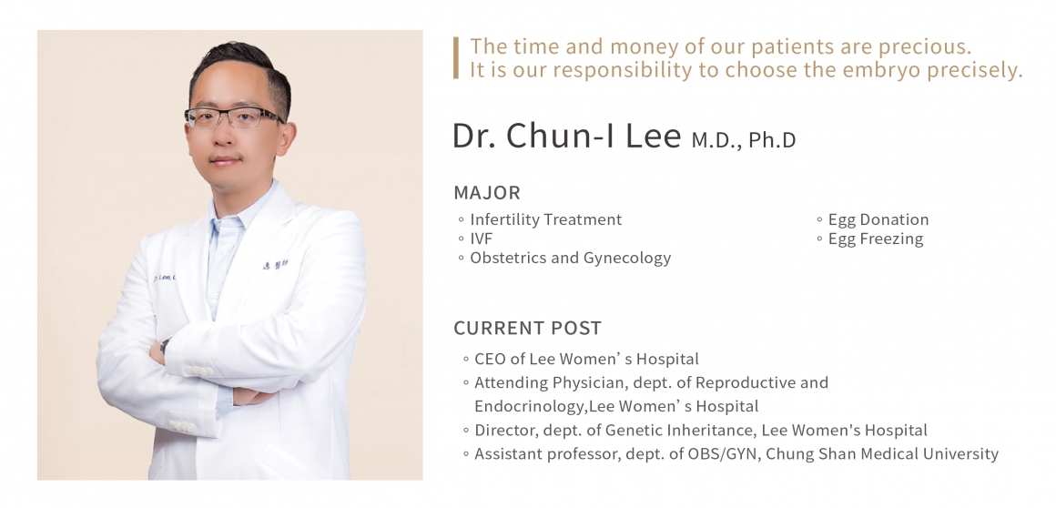 (英)220413醫師簡介_李俊逸 Dr. Chun-I Lee of Lee Women's Hospital